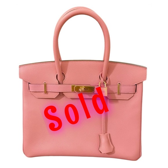 Hermes Birkin in Rose Confetti 30cm RARE, NEW Pink with a Full Set & Box! - Picture 1 of 12